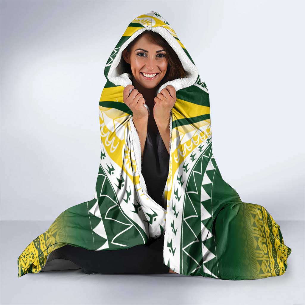 Cook Islands Rugby Hooded Blanket Kuki Avaiki LT7 - Polynesian Pride