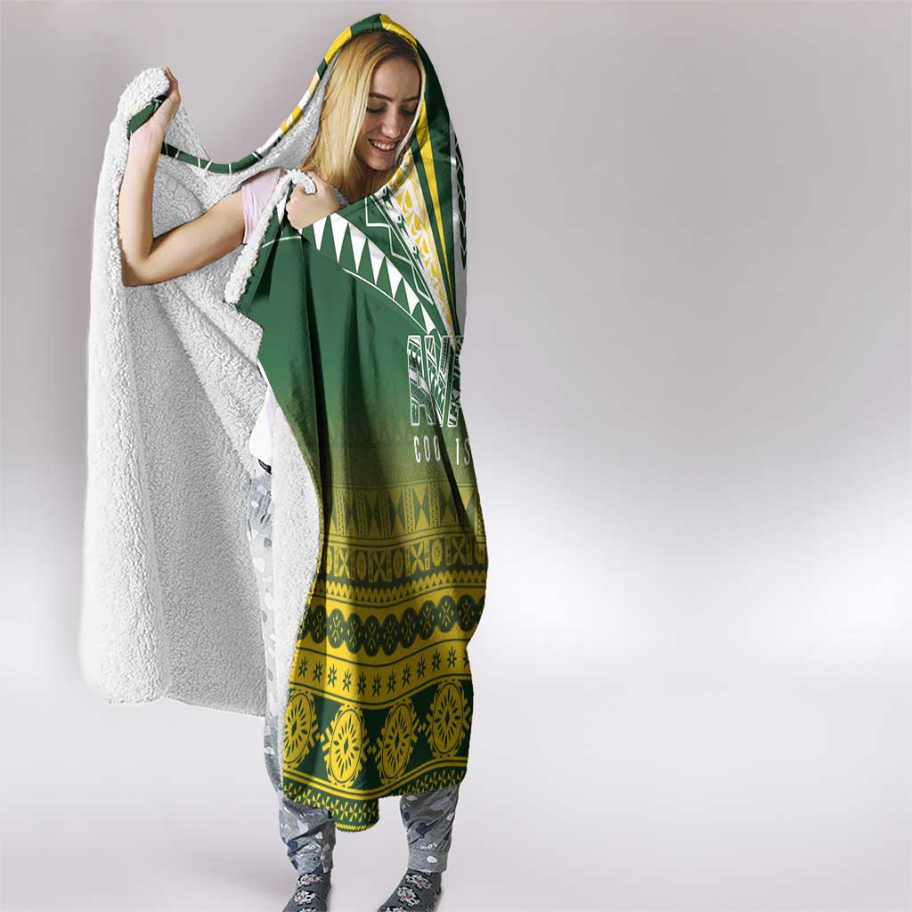Cook Islands Rugby Hooded Blanket Kuki Avaiki LT7 - Polynesian Pride