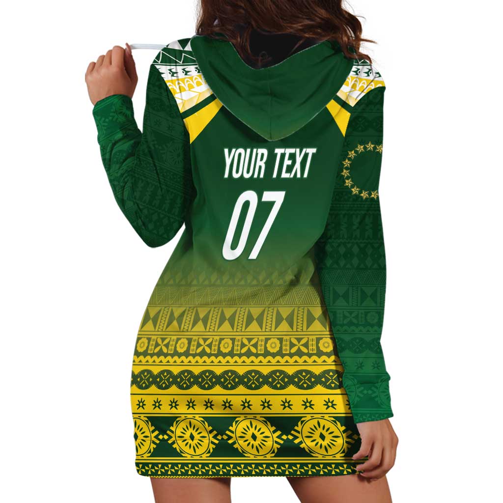 Cook Islands Rugby Custom Hoodie Dress Kuki Avaiki LT7 - Polynesian Pride