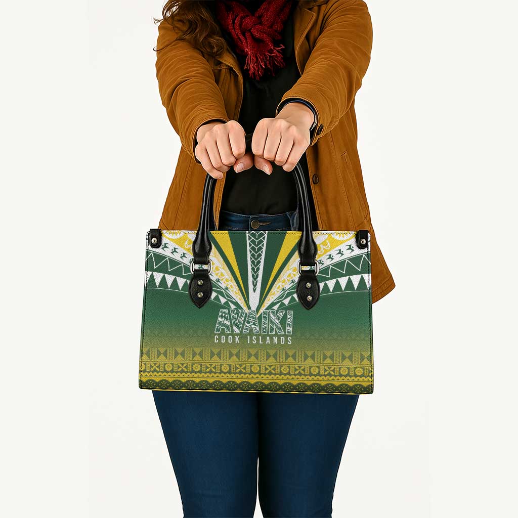 Cook Islands Rugby Leather Bag Kuki Avaiki LT7 - Polynesian Pride