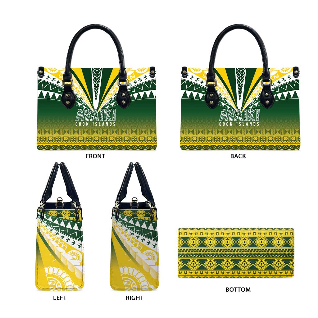 Cook Islands Rugby Leather Bag Kuki Avaiki LT7 - Polynesian Pride