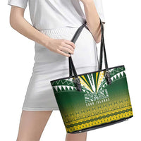 Cook Islands Rugby Leather Tote Bag Kuki Avaiki LT7 - Polynesian Pride