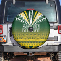 Cook Islands Rugby Spare Tire Cover Kuki Avaiki LT7 Yellow Green - Polynesian Pride