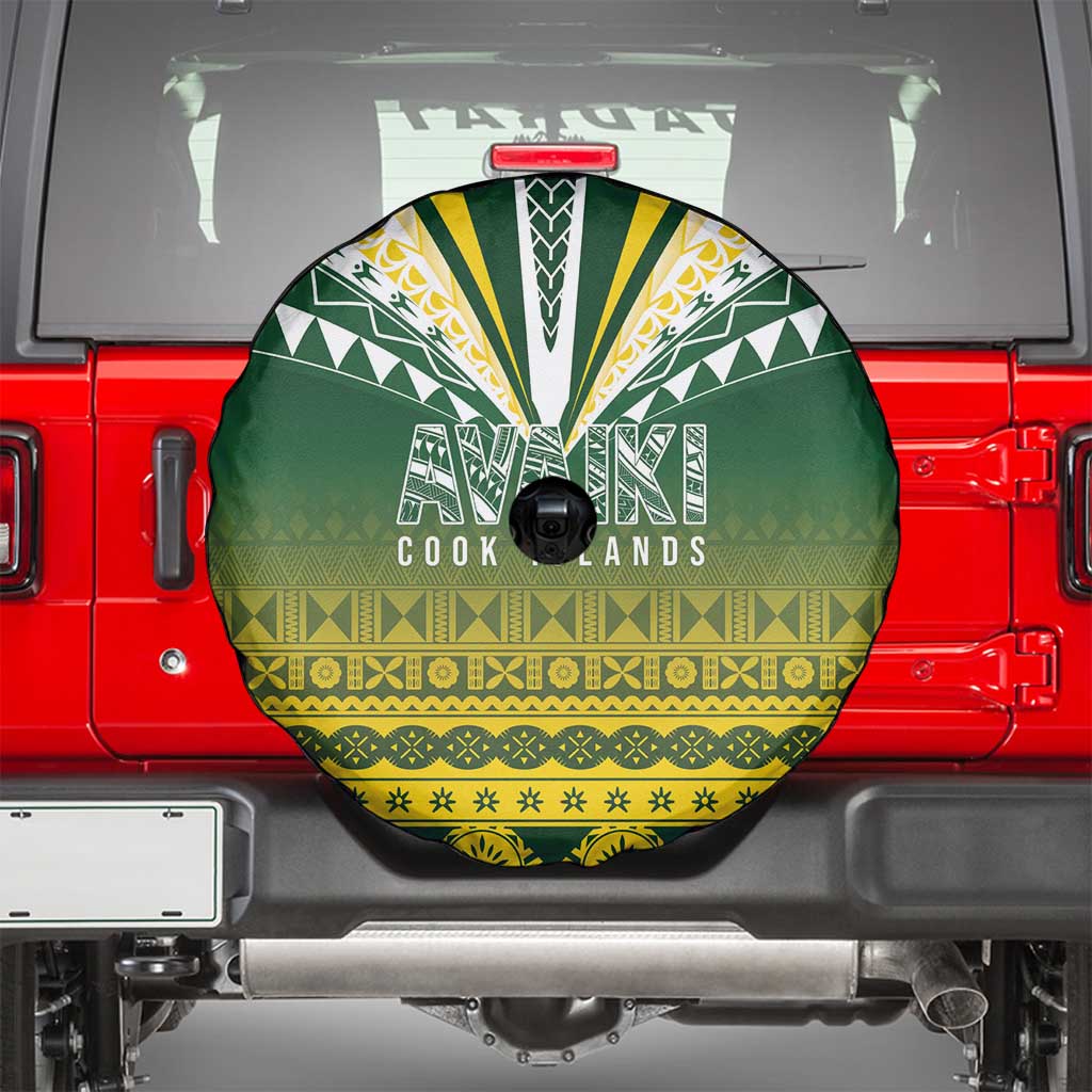 Cook Islands Rugby Spare Tire Cover Kuki Avaiki LT7 - Polynesian Pride