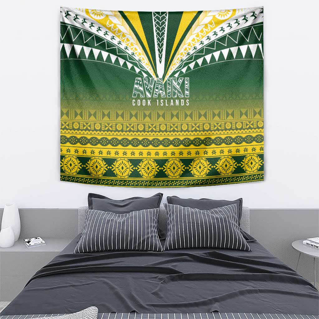 Cook Islands Rugby Tapestry Kuki Avaiki LT7 - Polynesian Pride