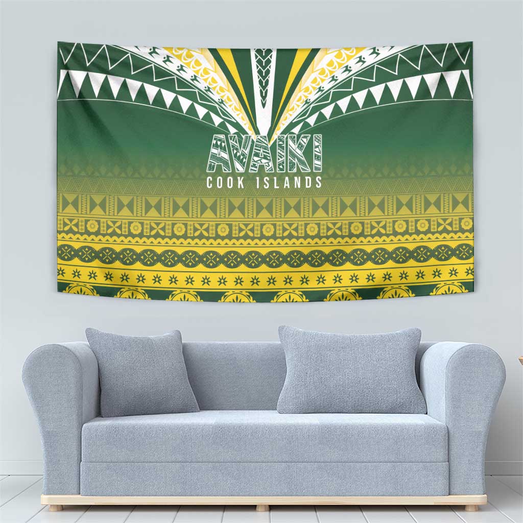 Cook Islands Rugby Tapestry Kuki Avaiki LT7 - Polynesian Pride