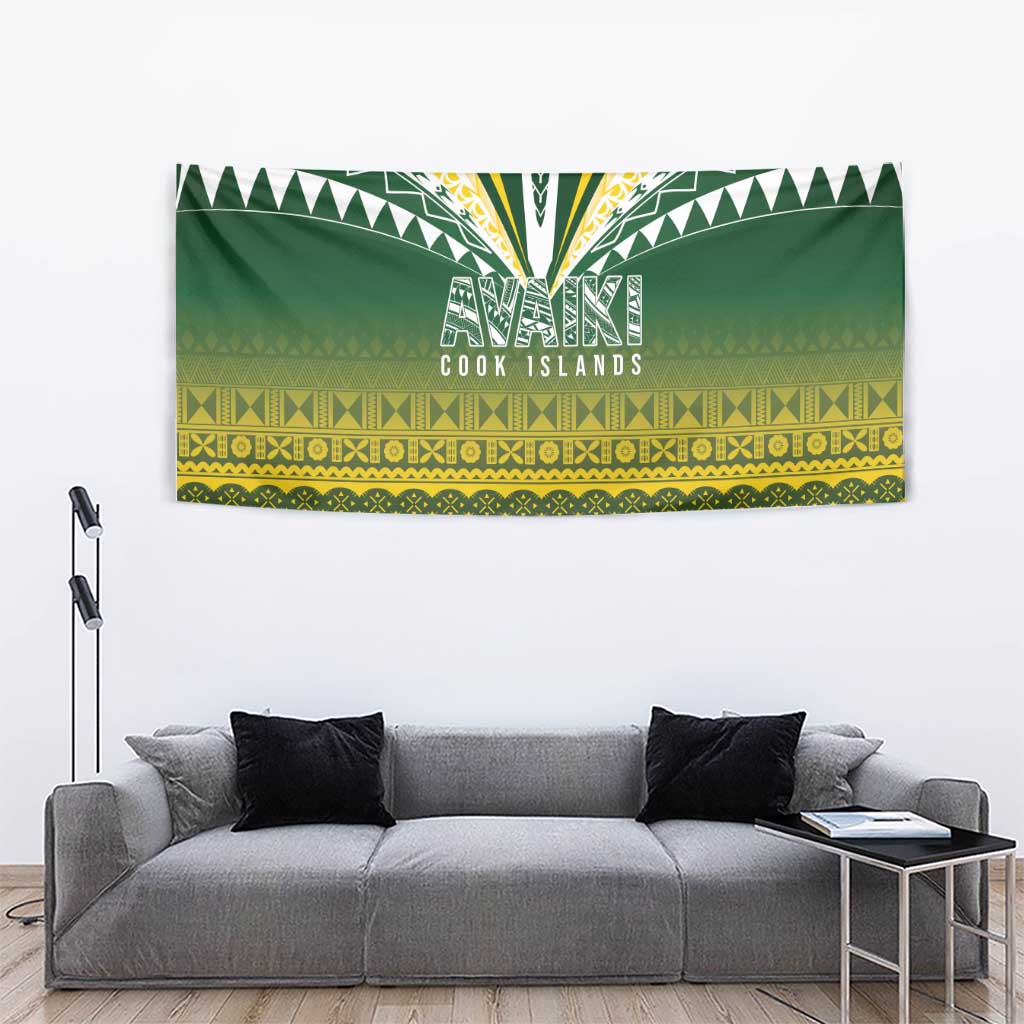 Cook Islands Rugby Tapestry Kuki Avaiki LT7 - Polynesian Pride