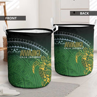 Cook Islands Rugby Kuki Avaiki Laundry Basket Tribal Turtle LT7 - Polynesian Pride
