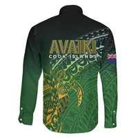 Cook Islands Rugby Kuki Avaiki Family Matching Tank Maxi Dress and Hawaiian Shirt Tribal Turtle LT7 - Polynesian Pride