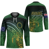 Cook Islands Rugby Kuki Avaiki Hockey Jersey Tribal Turtle LT7 - Polynesian Pride