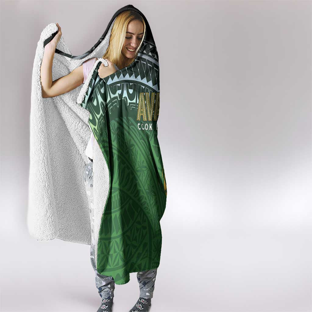 Cook Islands Rugby Kuki Avaiki Hooded Blanket Tribal Turtle LT7 - Polynesian Pride