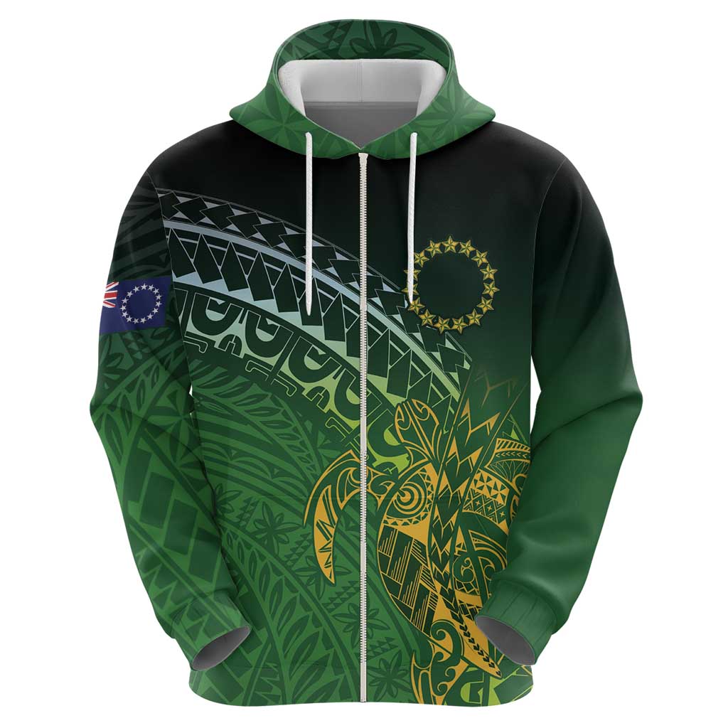 Cook Islands Rugby Kuki Avaiki Hoodie Tribal Turtle LT7 - Polynesian Pride