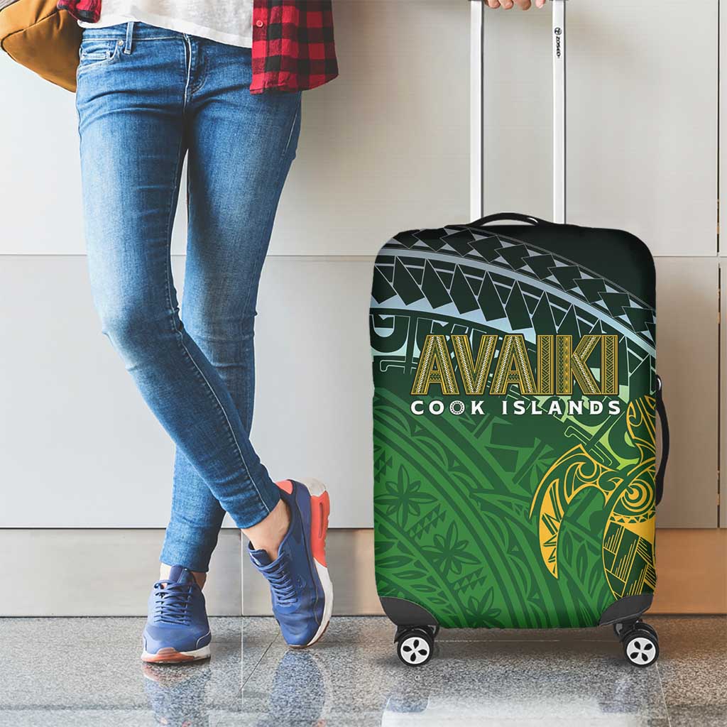 Cook Islands Rugby Kuki Avaiki Luggage Cover Tribal Turtle LT7 - Polynesian Pride