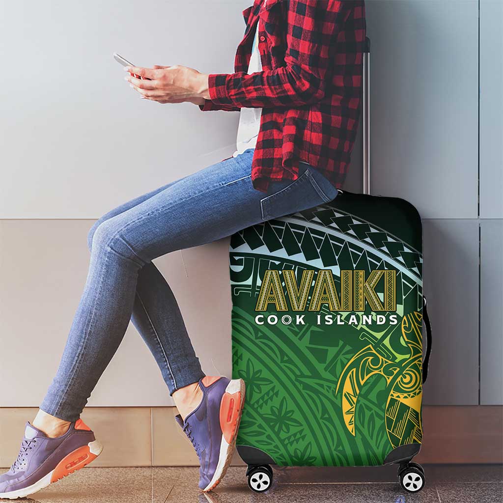 Cook Islands Rugby Kuki Avaiki Luggage Cover Tribal Turtle LT7 - Polynesian Pride
