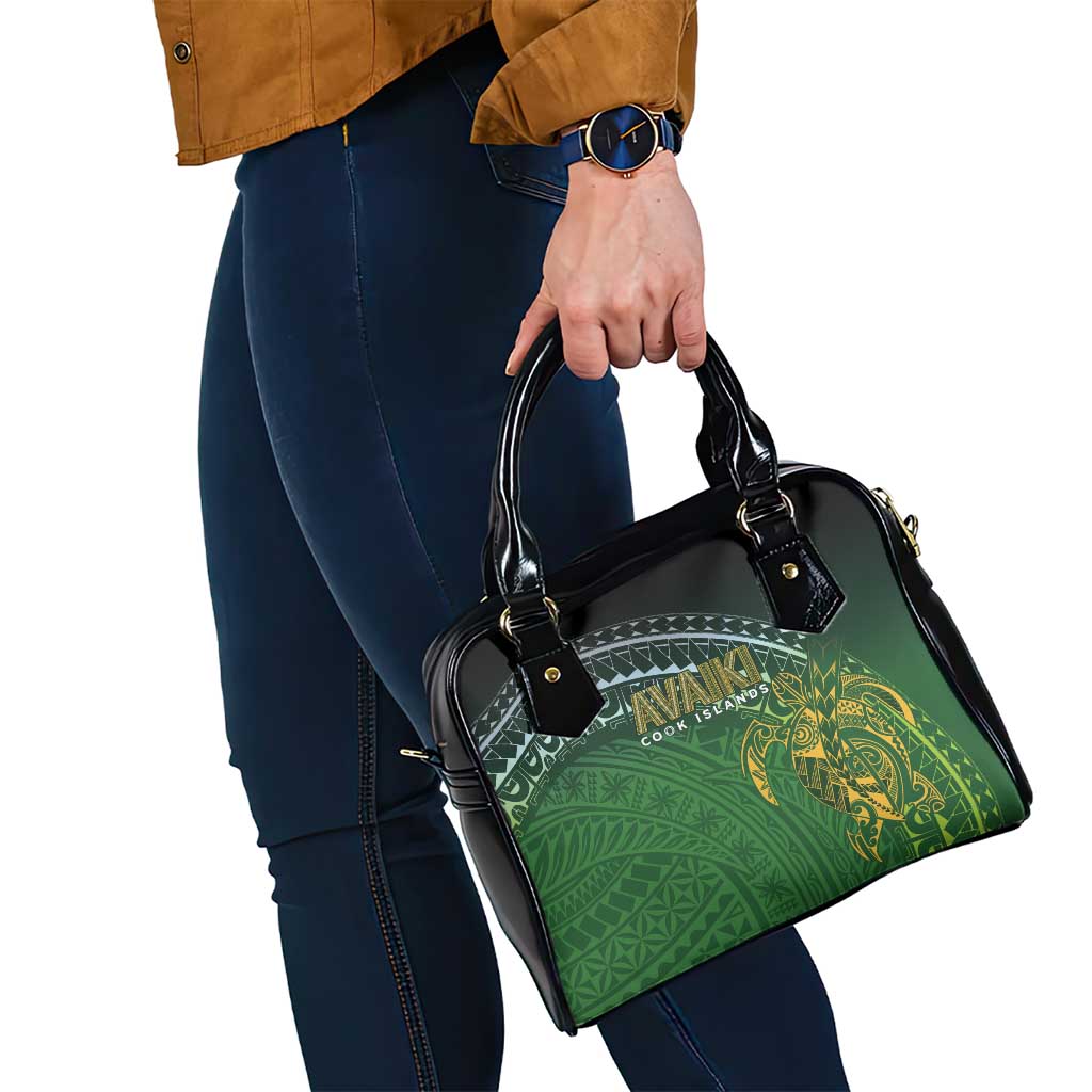 Cook Islands Rugby Kuki Avaiki Shoulder Handbag Tribal Turtle LT7 - Polynesian Pride