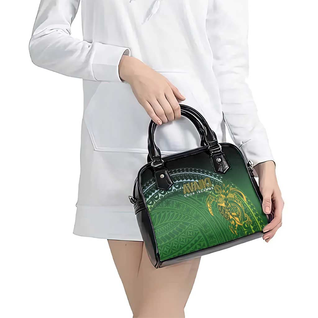 Cook Islands Rugby Kuki Avaiki Shoulder Handbag Tribal Turtle LT7 - Polynesian Pride