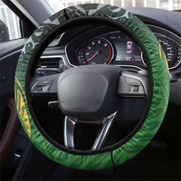 Cook Islands Rugby Kuki Avaiki Steering Wheel Cover Tribal Turtle LT7 - Polynesian Pride