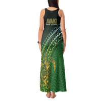Cook Islands Rugby Kuki Avaiki Tank Maxi Dress Tribal Turtle LT7 - Polynesian Pride