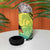 Honolulu Hawaii 4 in 1 Can Cooler Tumbler Ilima Plumeria with Hula Girl