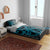Maori Taniko Patterns Bedding Set Azure Patiki Motifs Mix Whakairo Ngaru