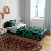Maori Taniko Patterns Bedding Set Pounamu Patiki Motifs Mix Whakairo Ngaru