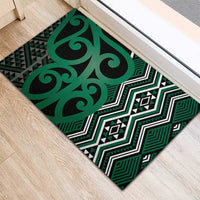 Maori Taniko Patterns Rubber Doormat Pounamu Patiki Motifs Mix Whakairo Ngaru