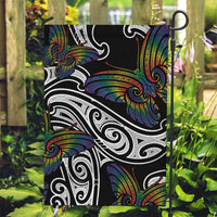 Aotearoa Takatapui Pride Garden Flag Rainbow Butterfly - Free To Love