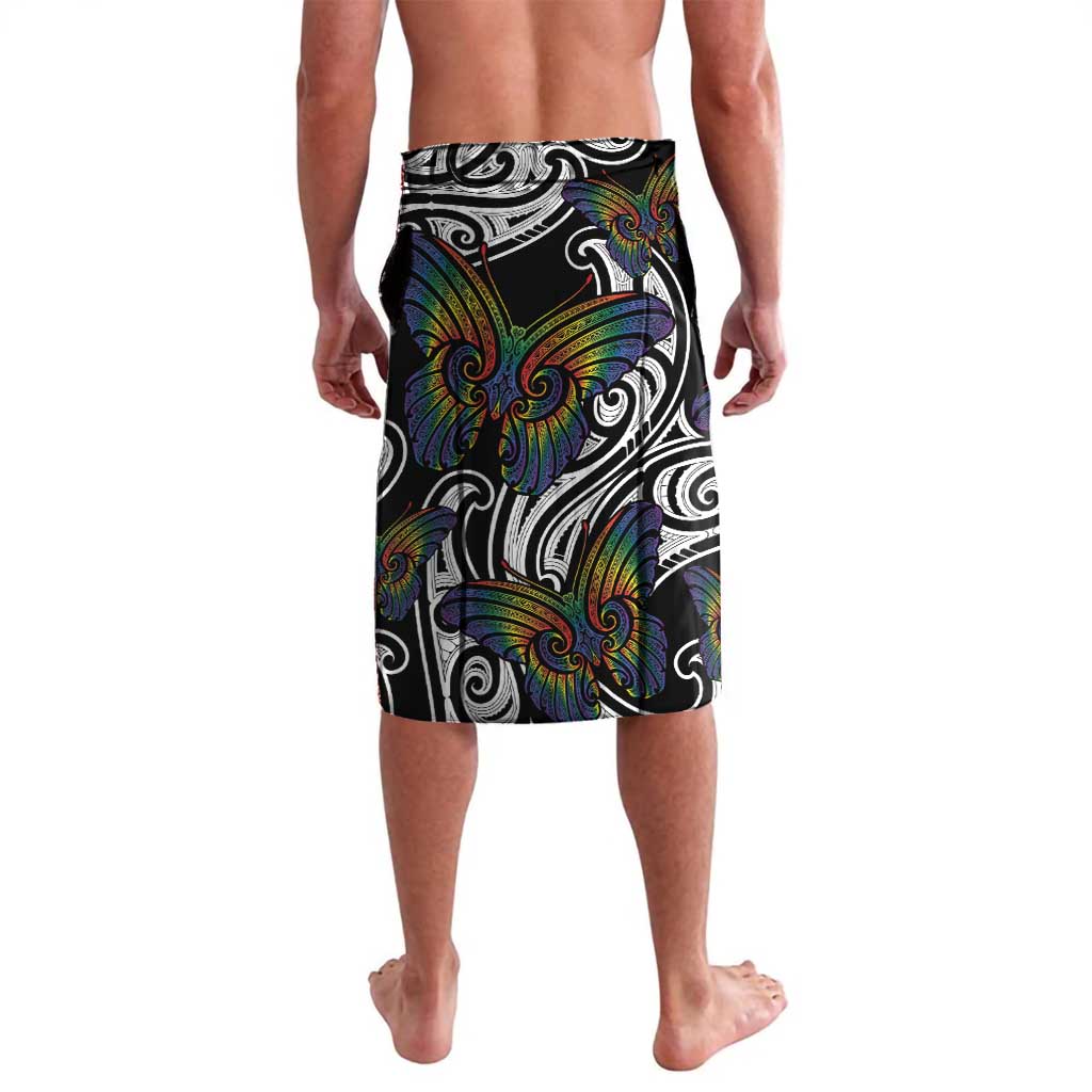 Aotearoa Takatapui Pride Lavalava Rainbow Butterfly - Free To Love