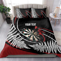 New Zealand Darts Personalised Bedding Set Silver Fern Dynamic