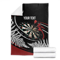 New Zealand Darts Personalised Blanket Silver Fern Dynamic