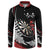 New Zealand Darts Personalised Button Sweatshirt Silver Fern Dynamic