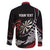 New Zealand Darts Personalised Family Matching Off The Shoulder Long Sleeve Dress and Hawaiian Shirt Silver Fern Dynamic