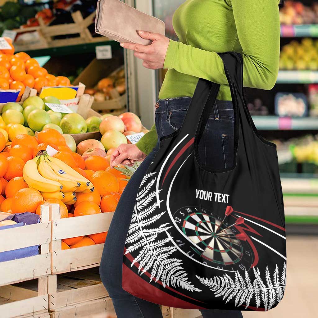 New Zealand Darts Personalised Grocery Bag Silver Fern Dynamic