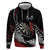 New Zealand Darts Personalised Hoodie Silver Fern Dynamic