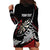 New Zealand Darts Personalised Hoodie Dress Silver Fern Dynamic