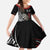 New Zealand Darts Personalised Kid Short Sleeve Dress Silver Fern Dynamic