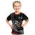 New Zealand Darts Personalised Kid T Shirt Silver Fern Dynamic