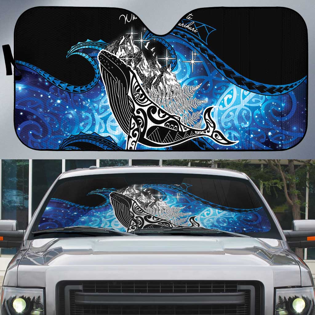 Maori Matariki Te Araroa Paikea Starry Auto Sun Shade Tangaroa Whakatauki