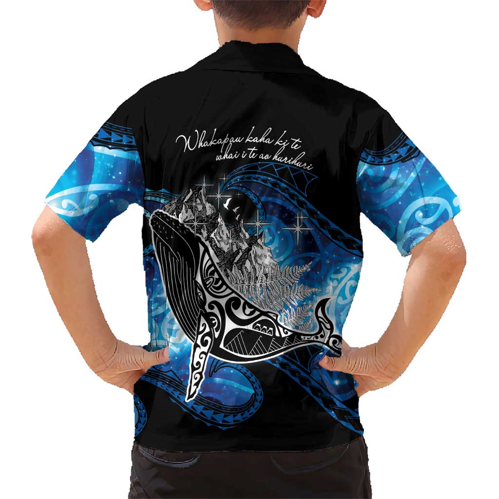 Maori Matariki Te Araroa Paikea Starry Family Matching Mermaid Dress and Hawaiian Shirt Tangaroa Whakatauki
