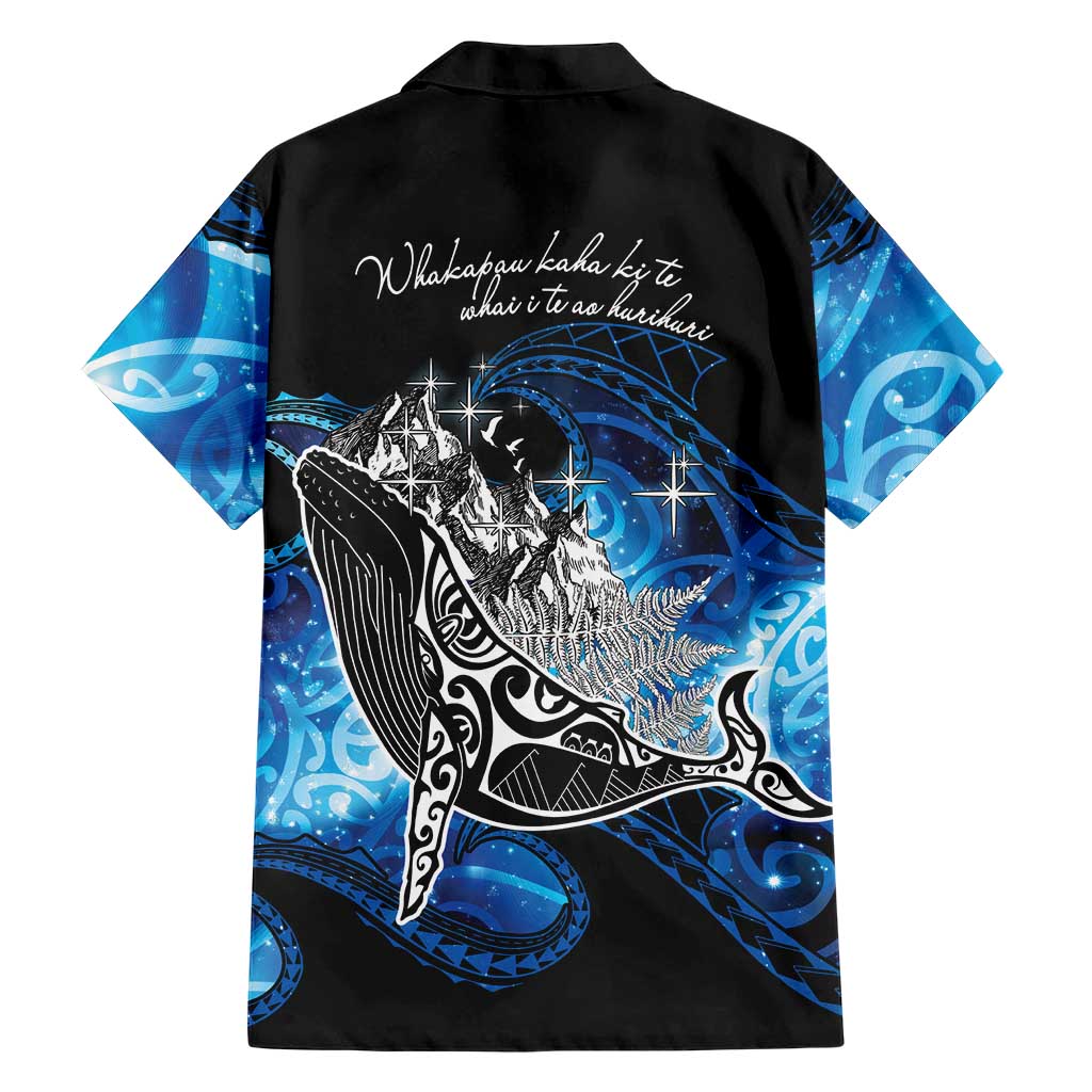 Maori Matariki Te Araroa Paikea Starry Family Matching Summer Maxi Dress and Hawaiian Shirt Tangaroa Whakatauki