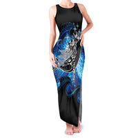 Maori Matariki Te Araroa Paikea Starry Family Matching Tank Maxi Dress and Hawaiian Shirt Tangaroa Whakatauki