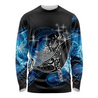 Maori Matariki Te Araroa Paikea Starry Long Sleeve Shirt Tangaroa Whakatauki