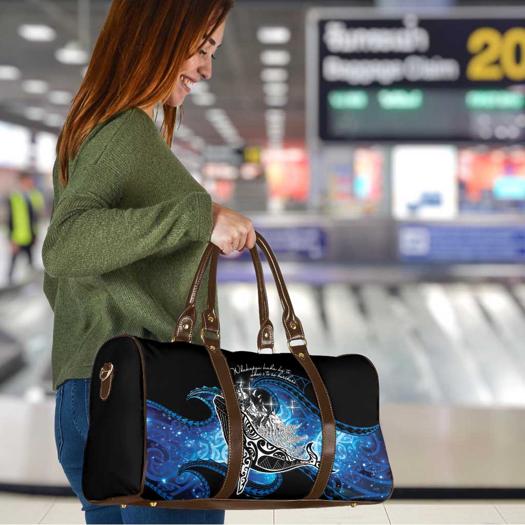 Maori Matariki Te Araroa Paikea Starry Travel Bag Tangaroa Whakatauki