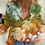 Kanaka Maoli Hawaii Flag Day Women Casual Shirt Vibrant Frangipani