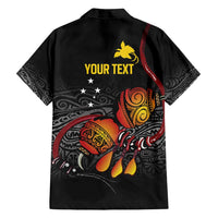 Personalized Papua New Guinea Milne Bay Family Matching Off Shoulder Maxi Dress and Hawaiian Shirt Bagi Necklace Mix Lime Pot Grunge