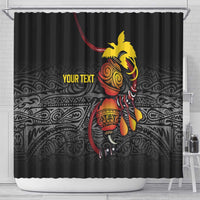 Personalized Papua New Guinea Milne Bay Shower Curtain Bagi Necklace Mix Lime Pot Grunge