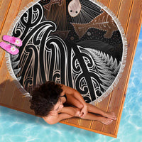 Aotearoa Maori - Australia Indigenous Beach Blanket Koiri Whakairo Mix Aboriginal Art - Polynesian Pride