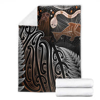 Aotearoa Maori - Australia Indigenous Blanket Koiri Whakairo Mix Aboriginal Art - Polynesian Pride