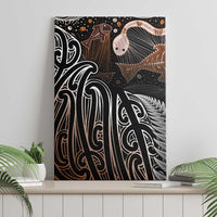 Aotearoa Maori - Australia Indigenous Canvas Wall Art Koiri Whakairo Mix Aboriginal Art - Polynesian Pride