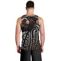 Aotearoa Maori - Australia Indigenous Men Tank Top Koiri Whakairo Mix Aboriginal Art - Polynesian Pride